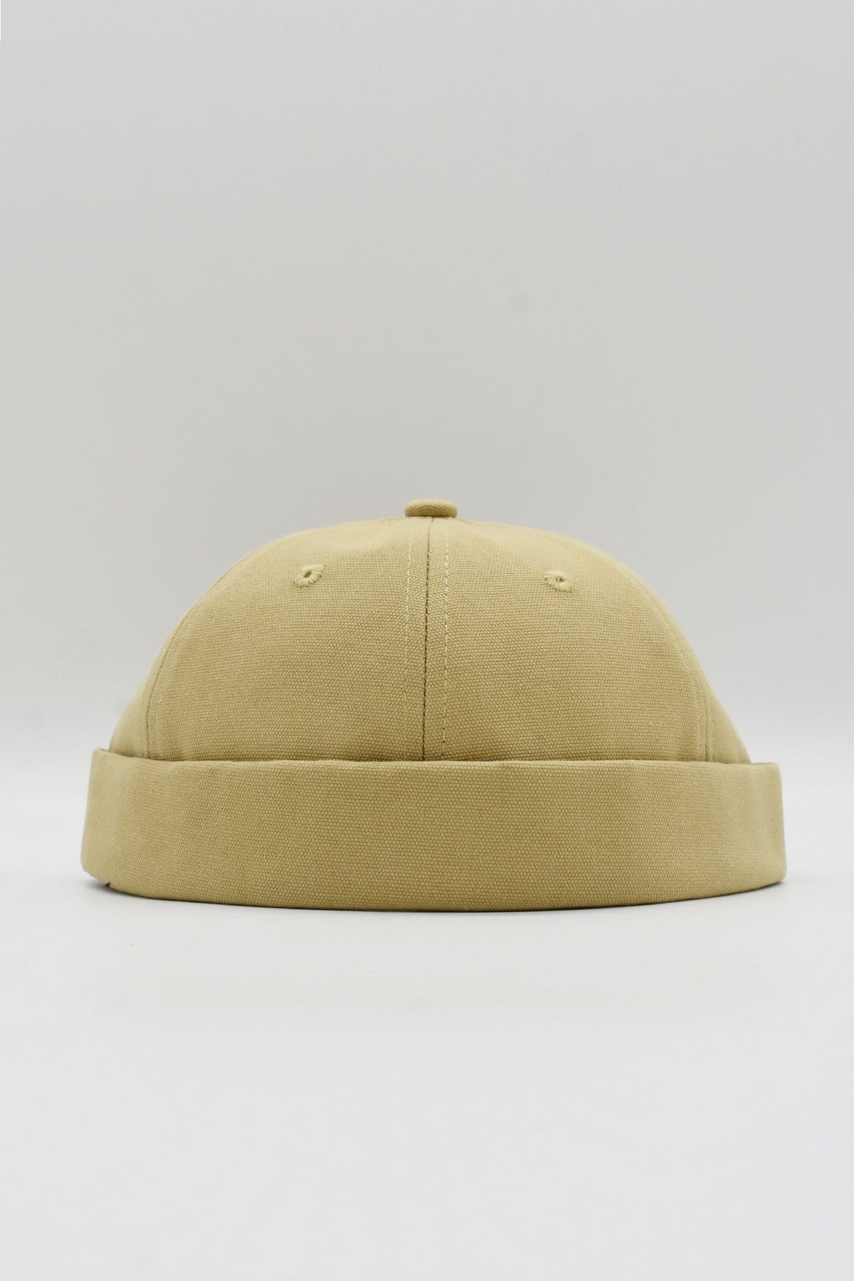 Külah Erkek Deri Bantlı Hipster Cap Camel Docker Şapka KLH7201