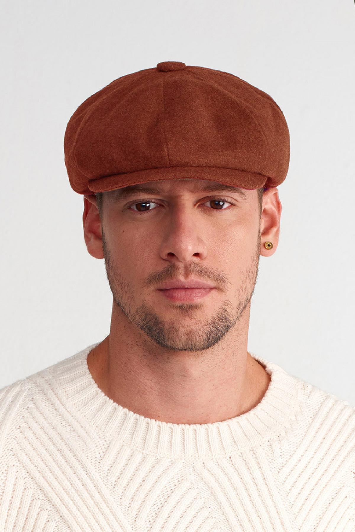 Erkek Kiremit Kasket Baretta Beckham Peaky Blinders Şapka