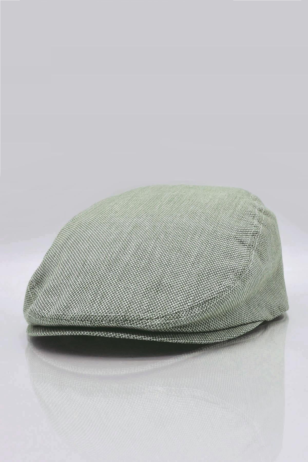 Erkek Yeşil Kasket Cotton Irish Flat Cap Şapka