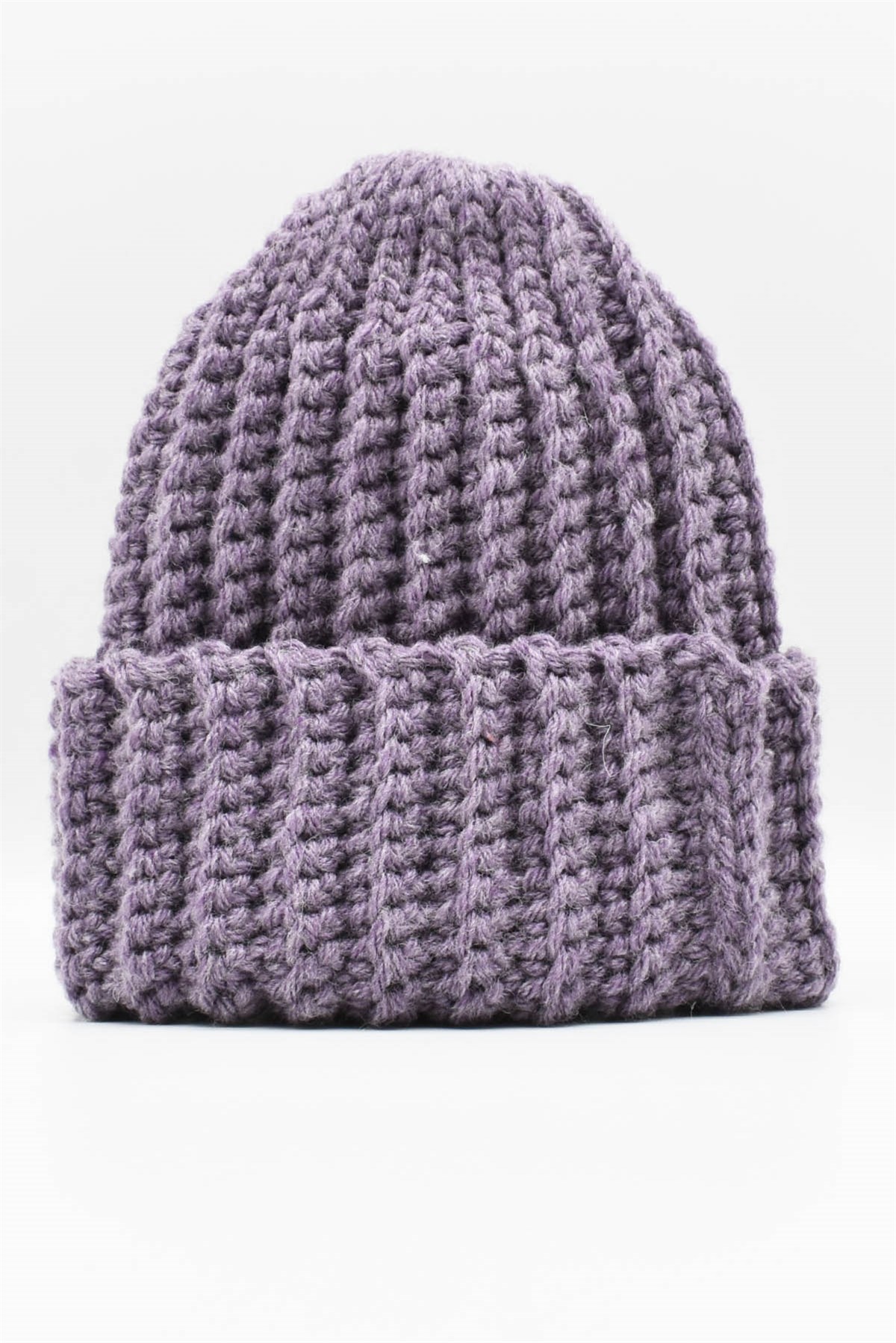 Women's Handmade Winter Beanie Orchid
