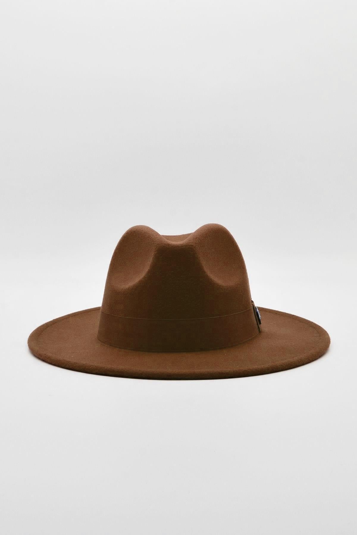 Külah Women's Brown Fedora Hat KLH6745