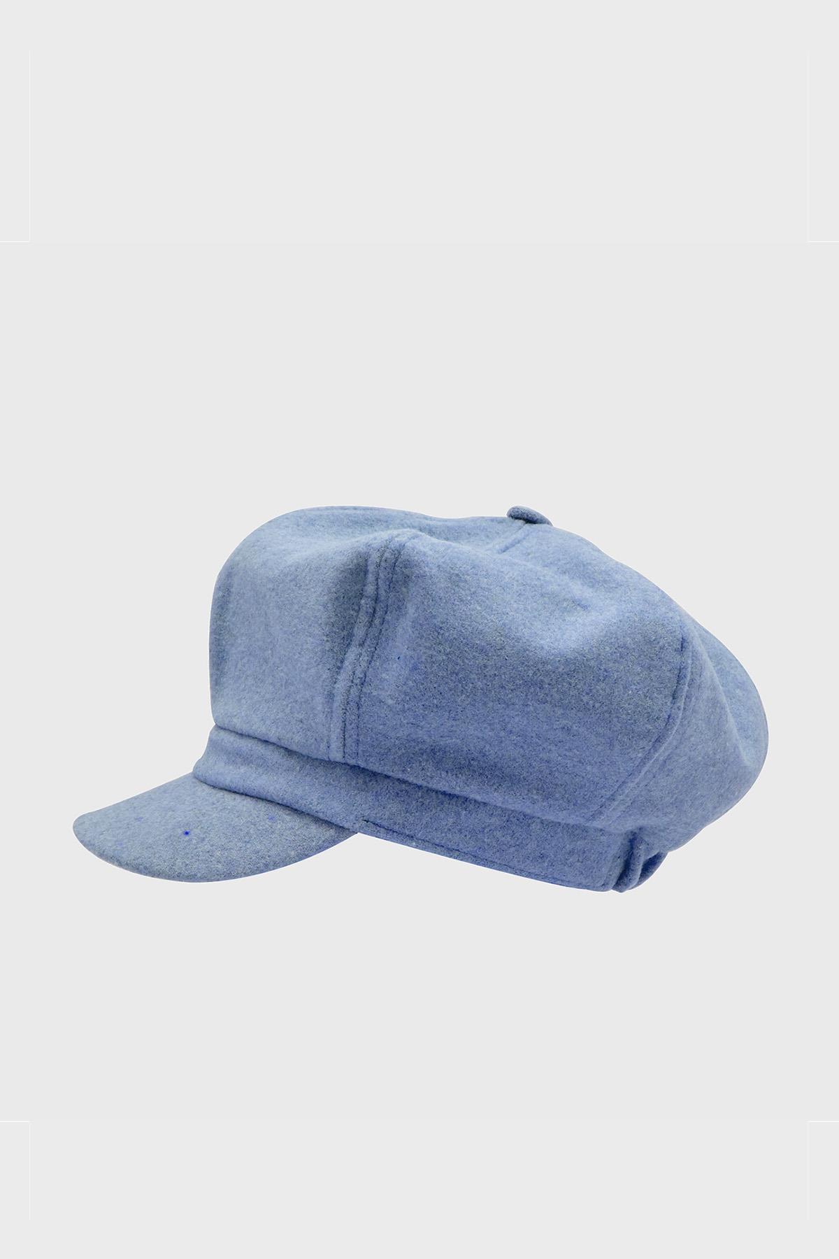 Külah Kadın Yünlü Vintage Kasket Retro Kışlık Şapka KLH7310