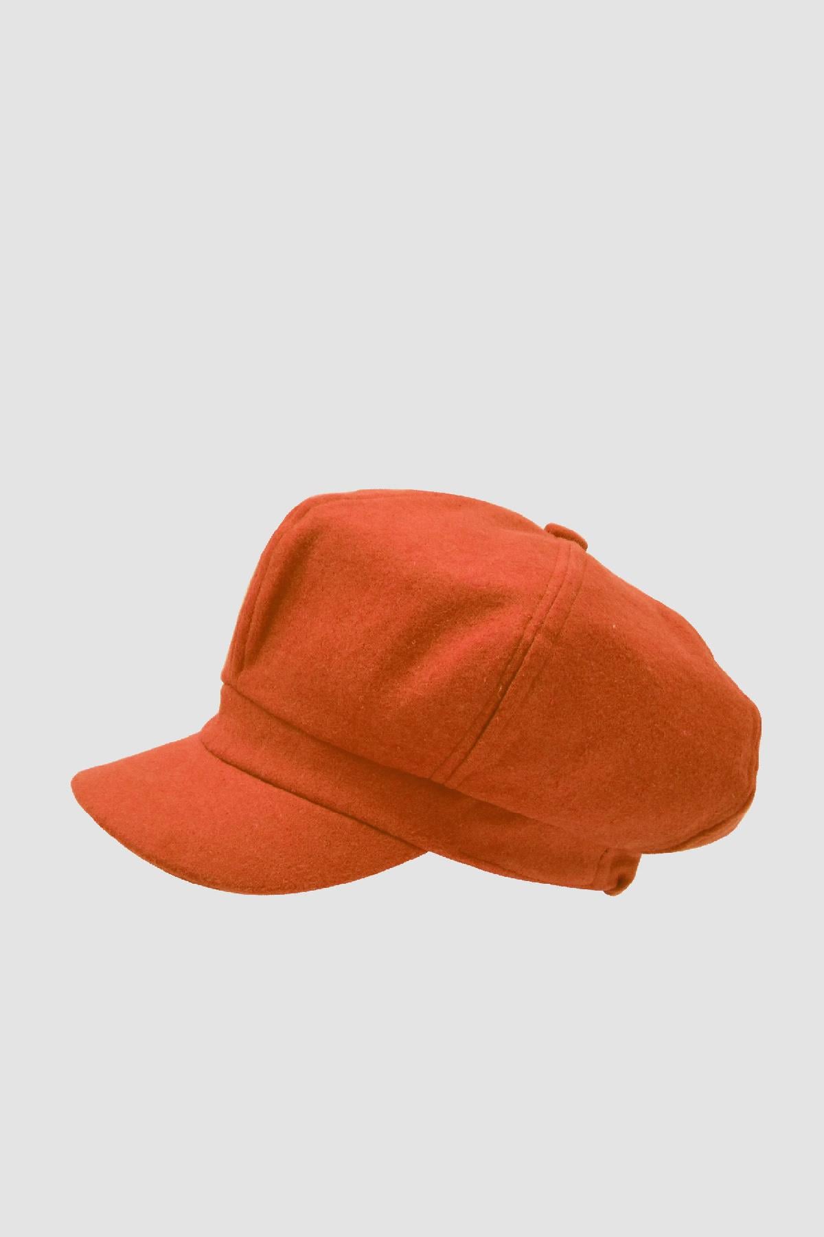 Külah Kadın Yünlü Vintage Kasket Retro Kışlık Şapka KLH7310