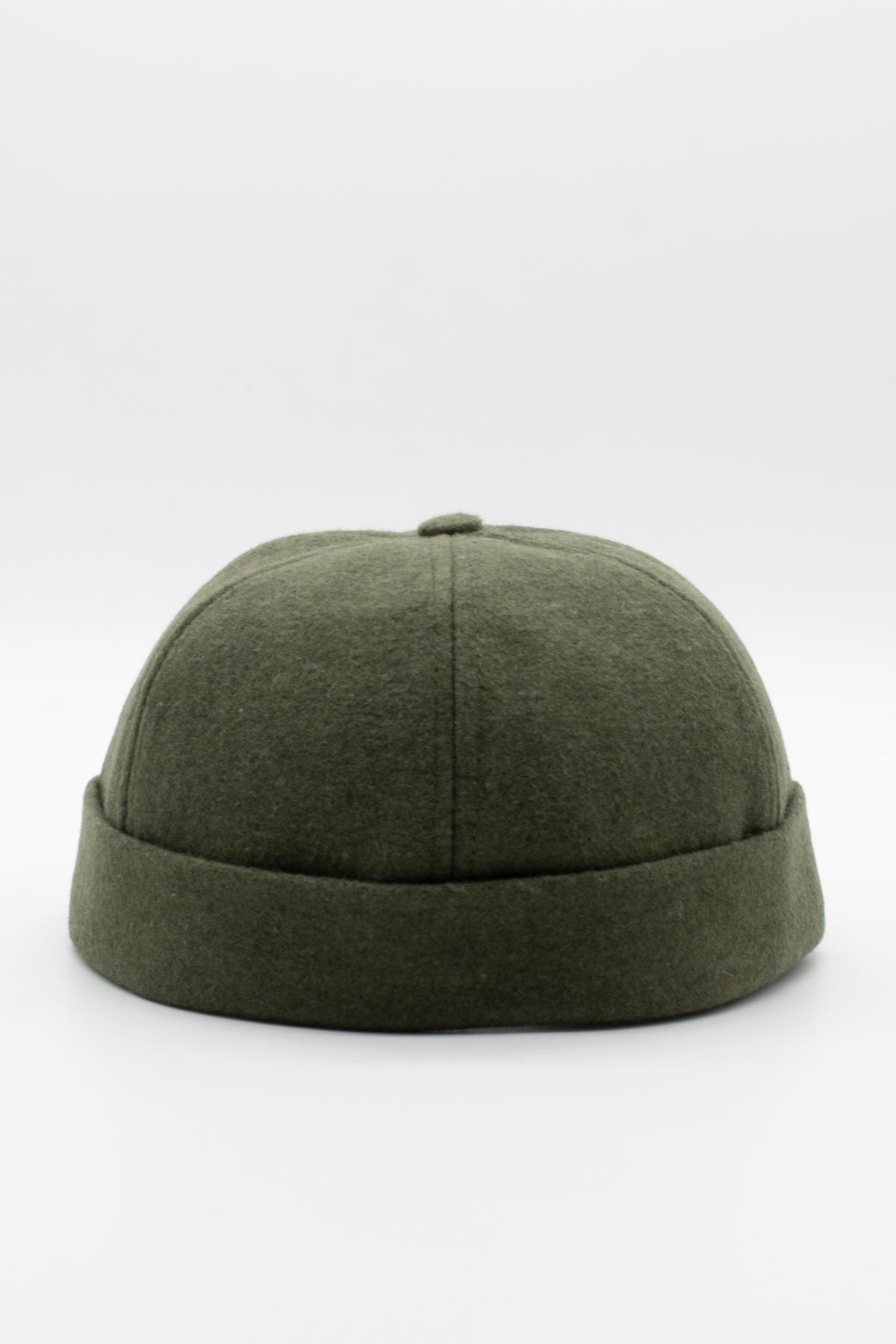 Trend Winter Retro Hip-Hop Docker Hat Khaki