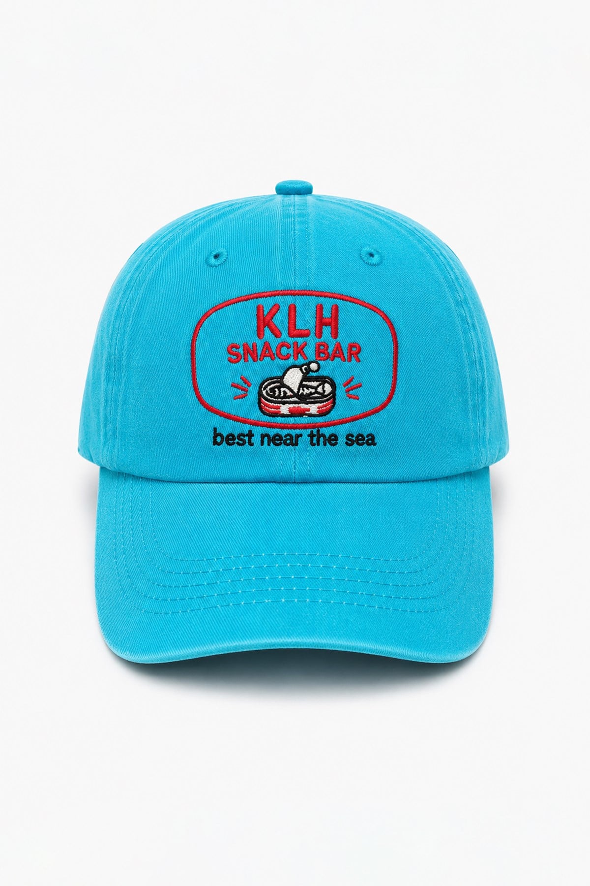 Külah KLH Snack Bar Nakışlı Washed Dad Cap – Turkuaz KLH7592