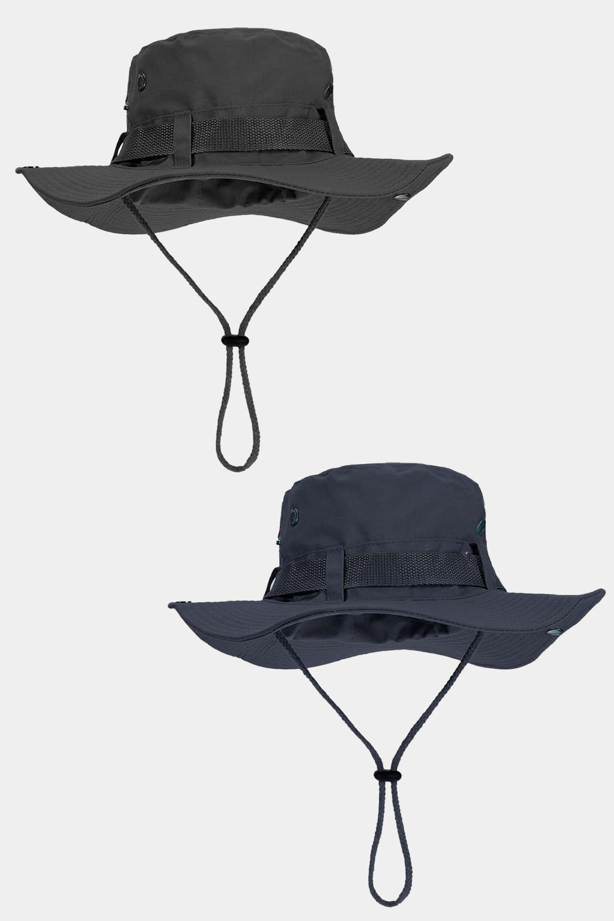 Outdoor Hat Uv Protect Bucket Safari Hat 2x Pack Pack