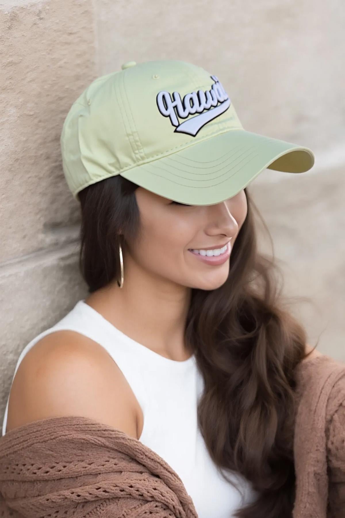 Külah Premium Hawaii Nakışlı Pamuk Şapka | Trucker Kep KLH7515