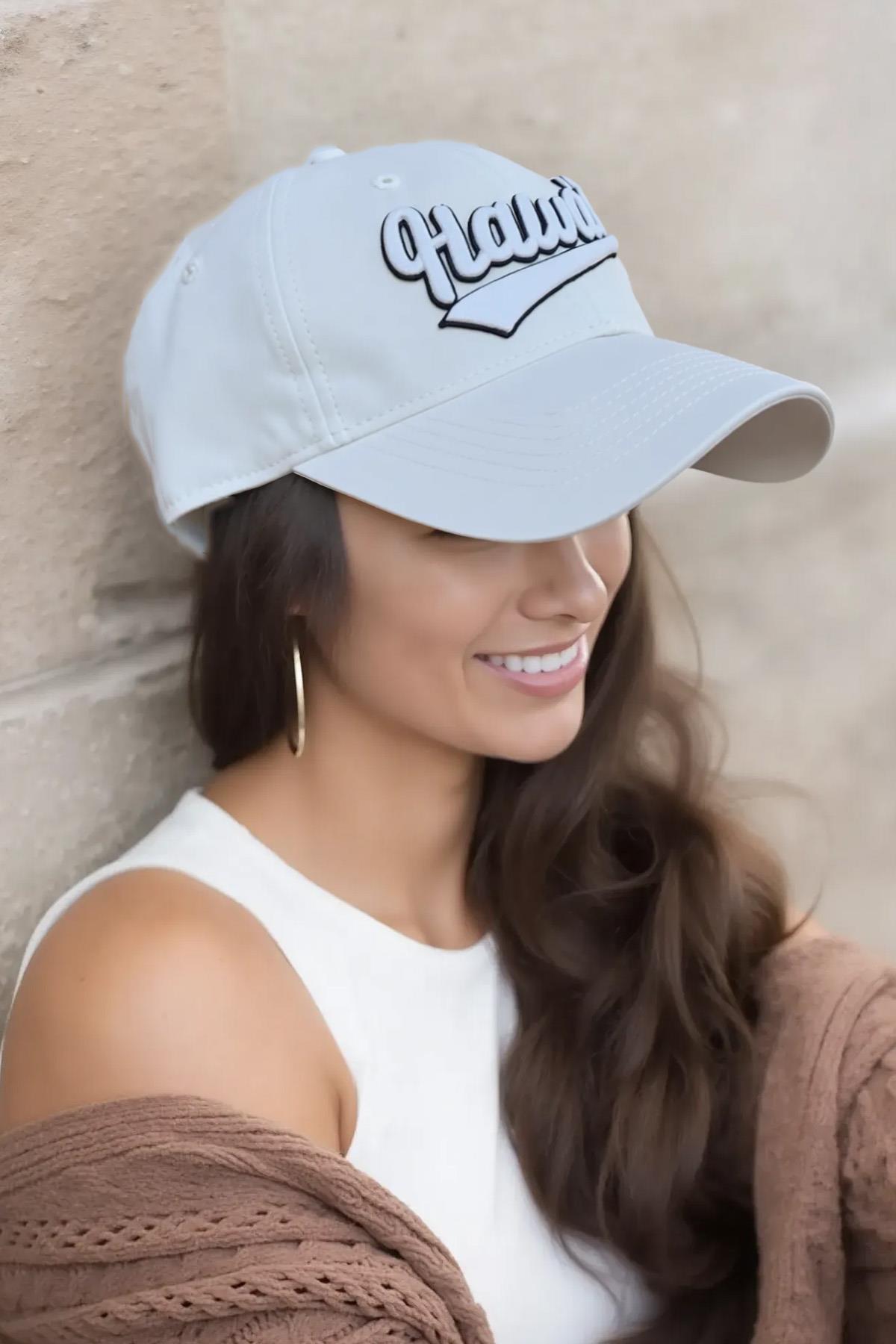 Külah Premium Hawaii Nakışlı Pamuk Şapka | Trucker Kep KLH7515