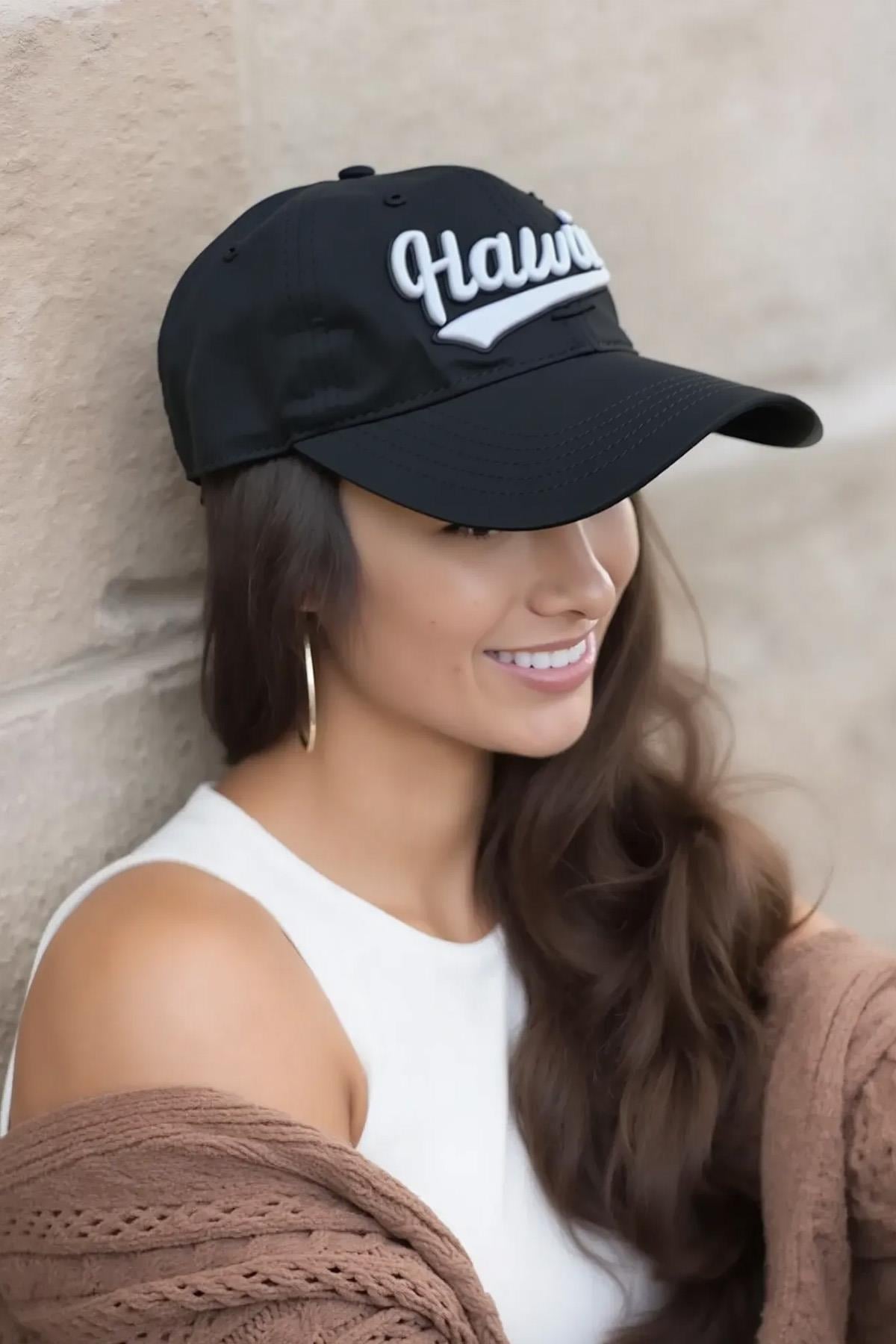 Külah Premium Hawaii Nakışlı Pamuk Şapka | Trucker Kep KLH7515