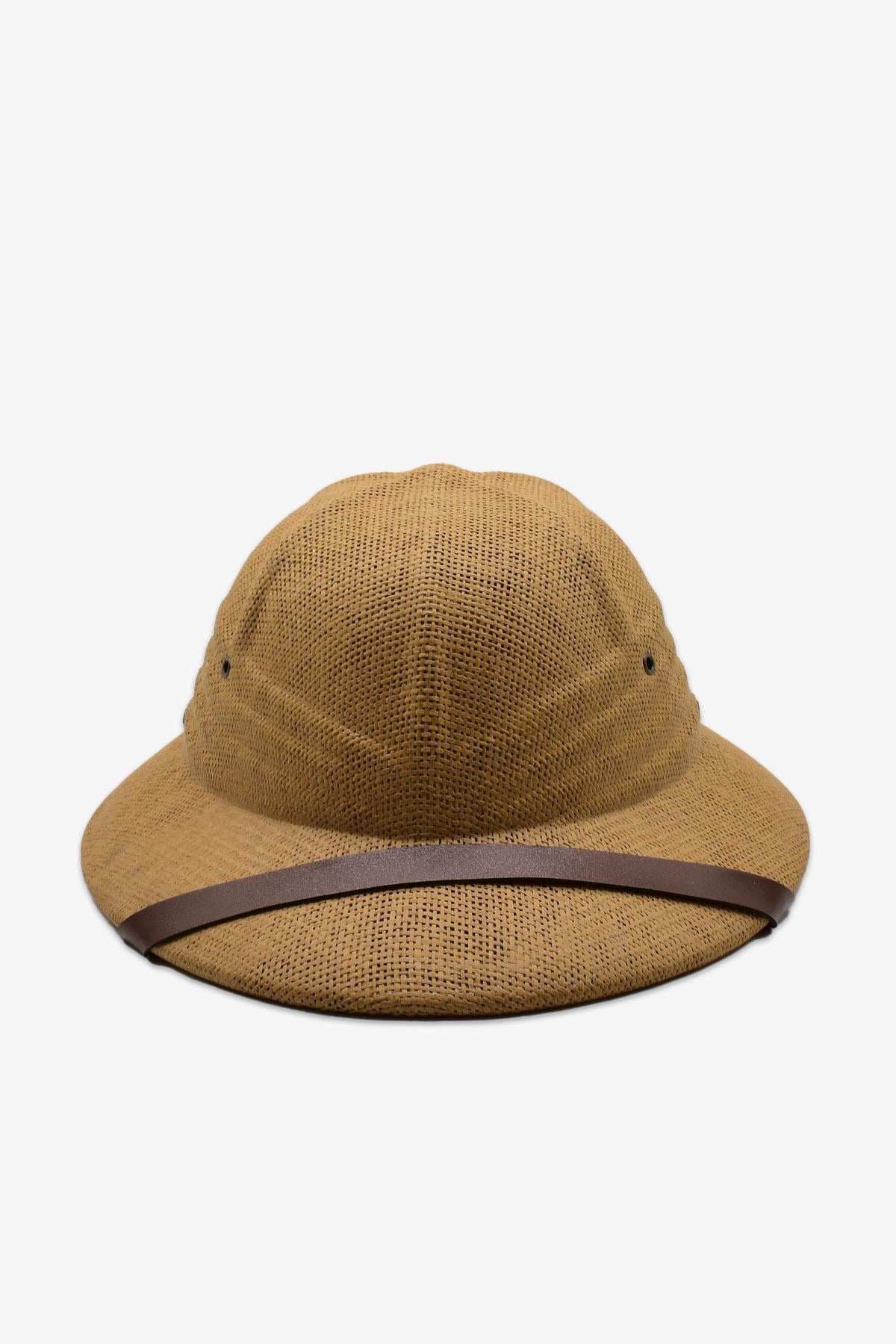 Külah Premium Safari Explorer Şapka Unisex Ayarlanabilir Hasır Kask KLH7415