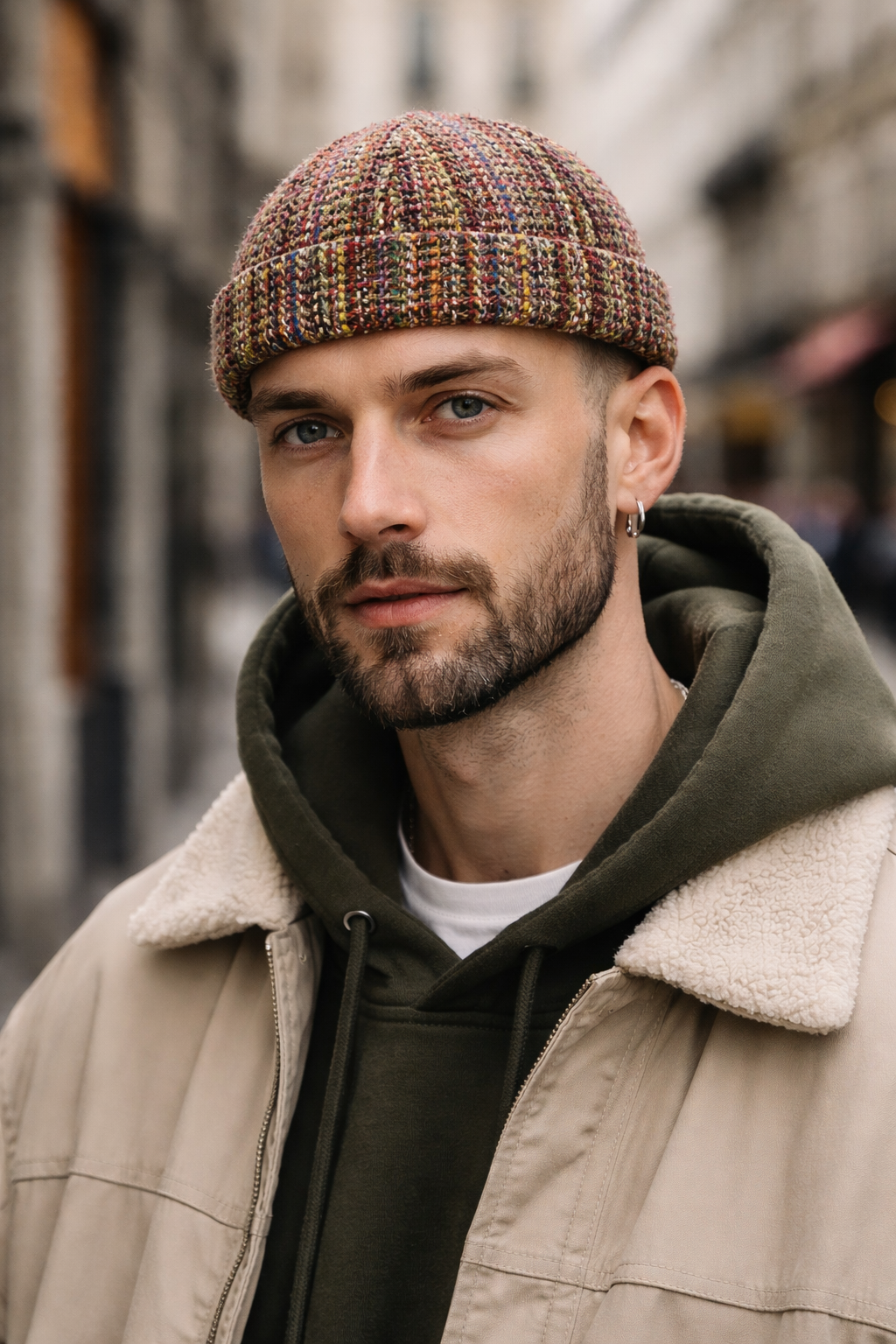 Külah Unisex Docker Şapka Retro Tarzı Kasket KLH6897