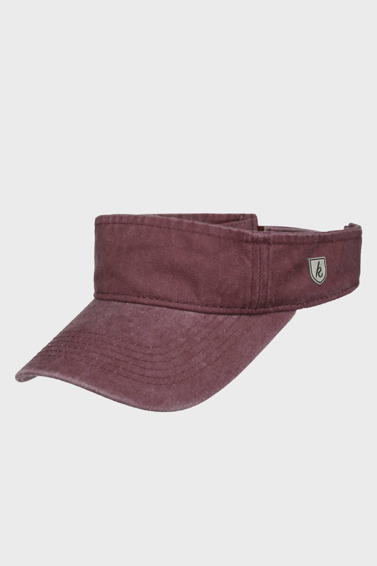 Külah Yıkamalı Denim Pamuklu Vizör Şapka - Kadın/Erkek - İlkbahar/Yaz Sporcu Tenis Kep KLH7491