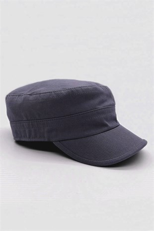 Külah Kastro Model Pamuk Yazlık Erkek Şapka - Lacivert KLH0530