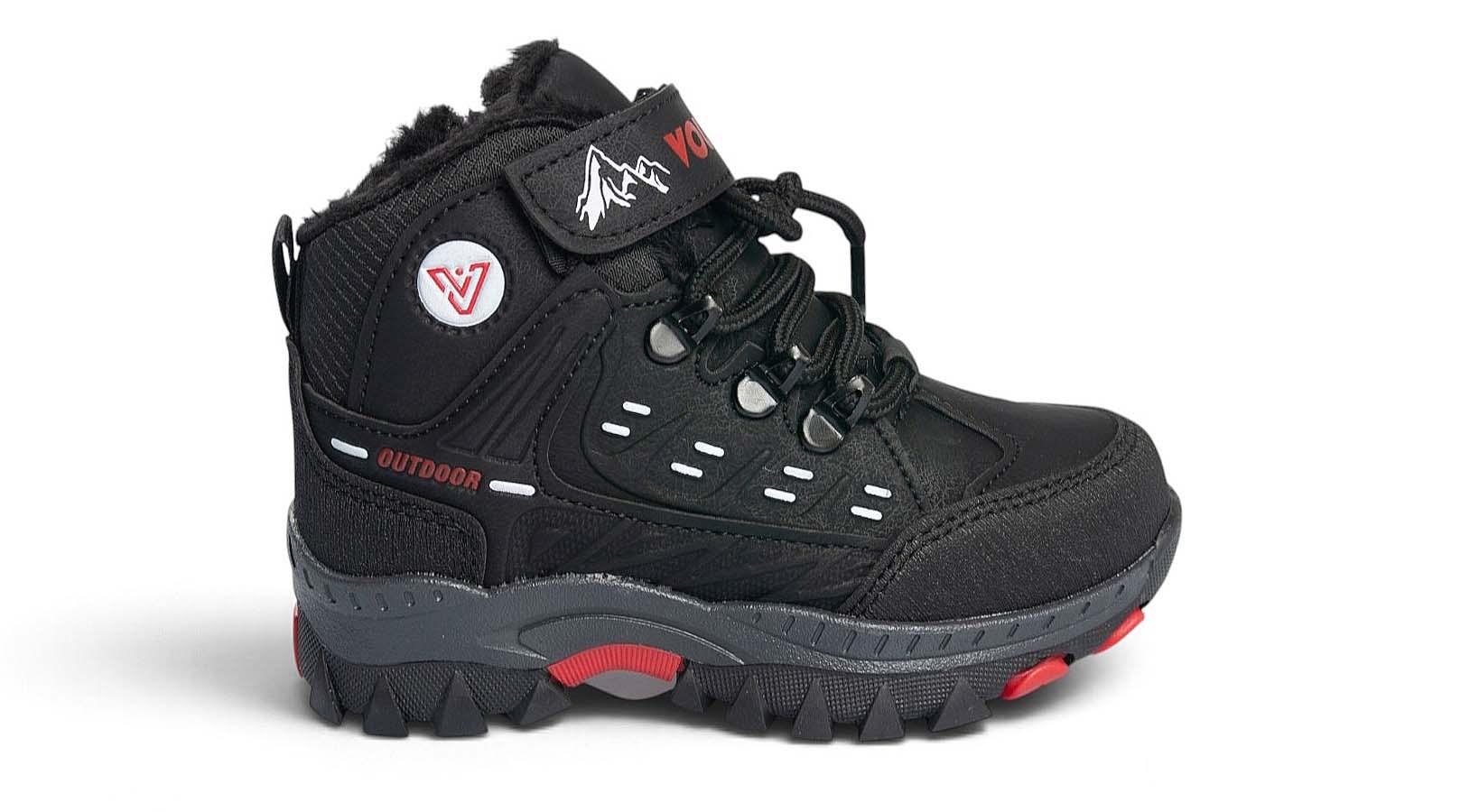 VT 020 P BOT   26-30   SİYAH KIRMIZI
