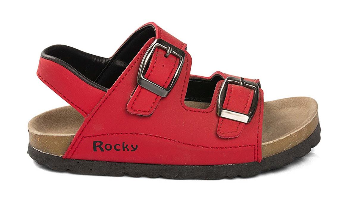 Toptan Sandalet Ayakkabı ROCKYRK 321 P   26-30   KIRMIZI Dumanlar