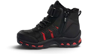 MJ 2617 F BOT   31-35   SİYAH KIRMIZI