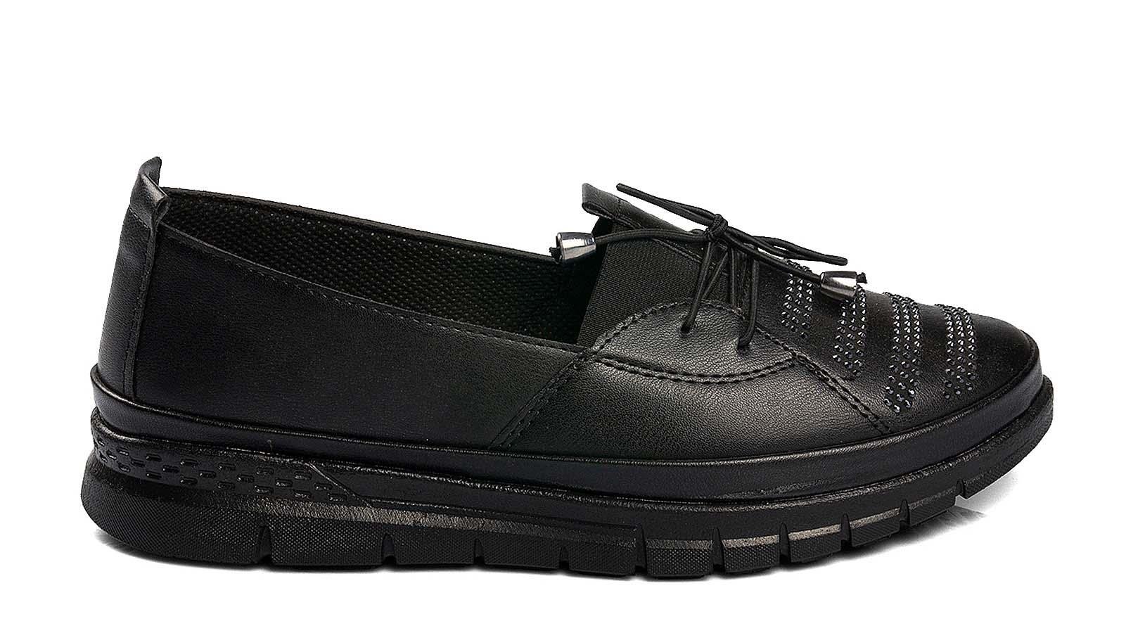 Toptan Ayakkabı Ayakkabı Toptan WANETTİ WN 147 Z.ATOM LAS   37-41   SİYAH - Dumanlar Ayakkabı Dumanlar