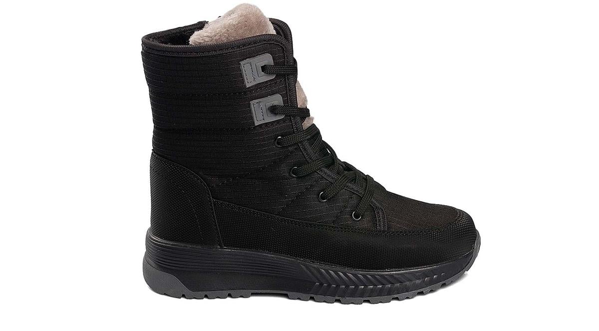 Toptan Bot Ayakkabı Toptan LEPONS LS 815 Z   36-39   SİYAH FÜME - Dumanlar Ayakkabı Dumanlar