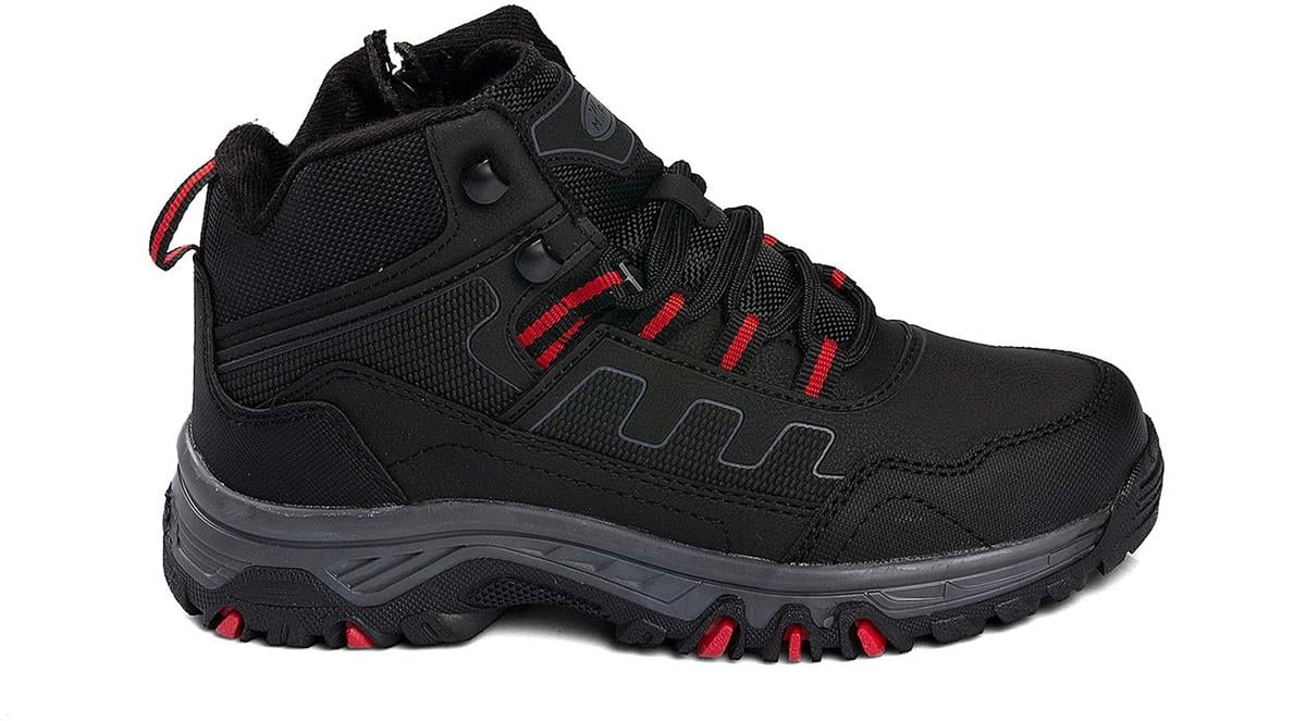 Toptan Bot Ayakkabı Toptan MAGG POİNT MP 888 G BOT   36-39   SİYAH KIRMIZI - Dumanlar Ayakkabı Dumanlar