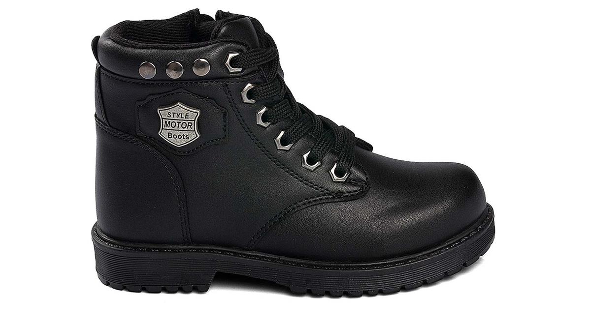 Toptan Bot Ayakkabı Toptan POLACT PO 24050 F   31-35   SİYAH - Dumanlar Ayakkabı Dumanlar