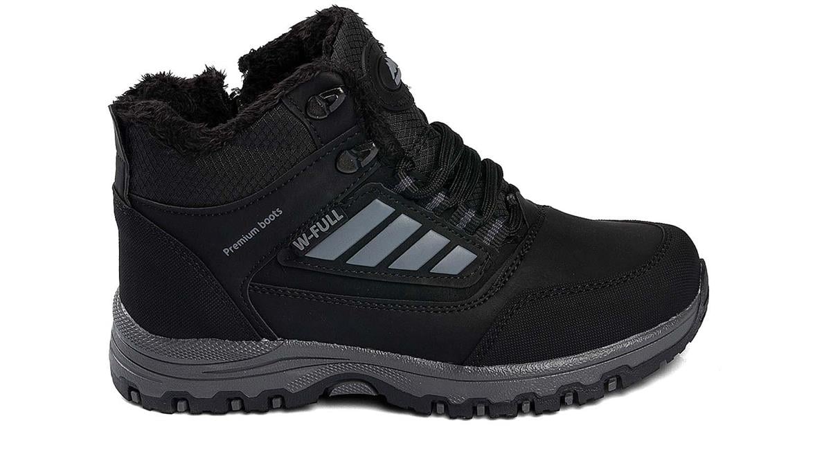 Toptan Bot Ayakkabı Toptan W.FULL WD 3022 G BOT   36-39   SİYAH FÜME - Dumanlar Ayakkabı Dumanlar