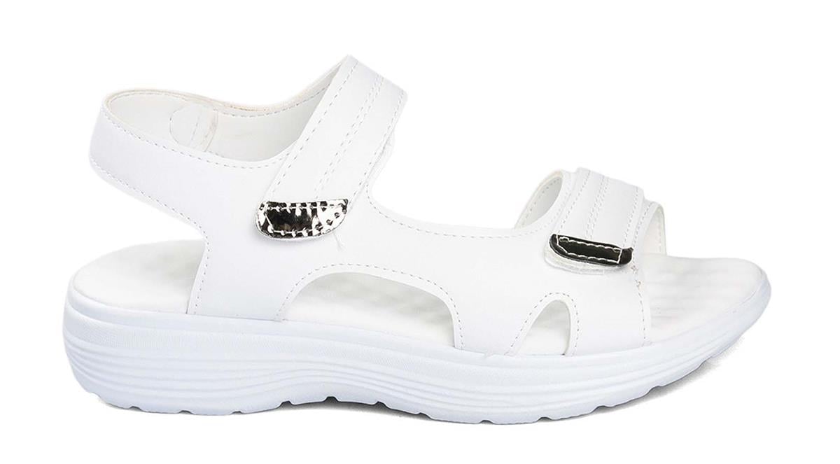 Toptan SANDALET Ayakkabı BLACK WİLDBW 201 Z   36-40   BEYAZ Dumanlar