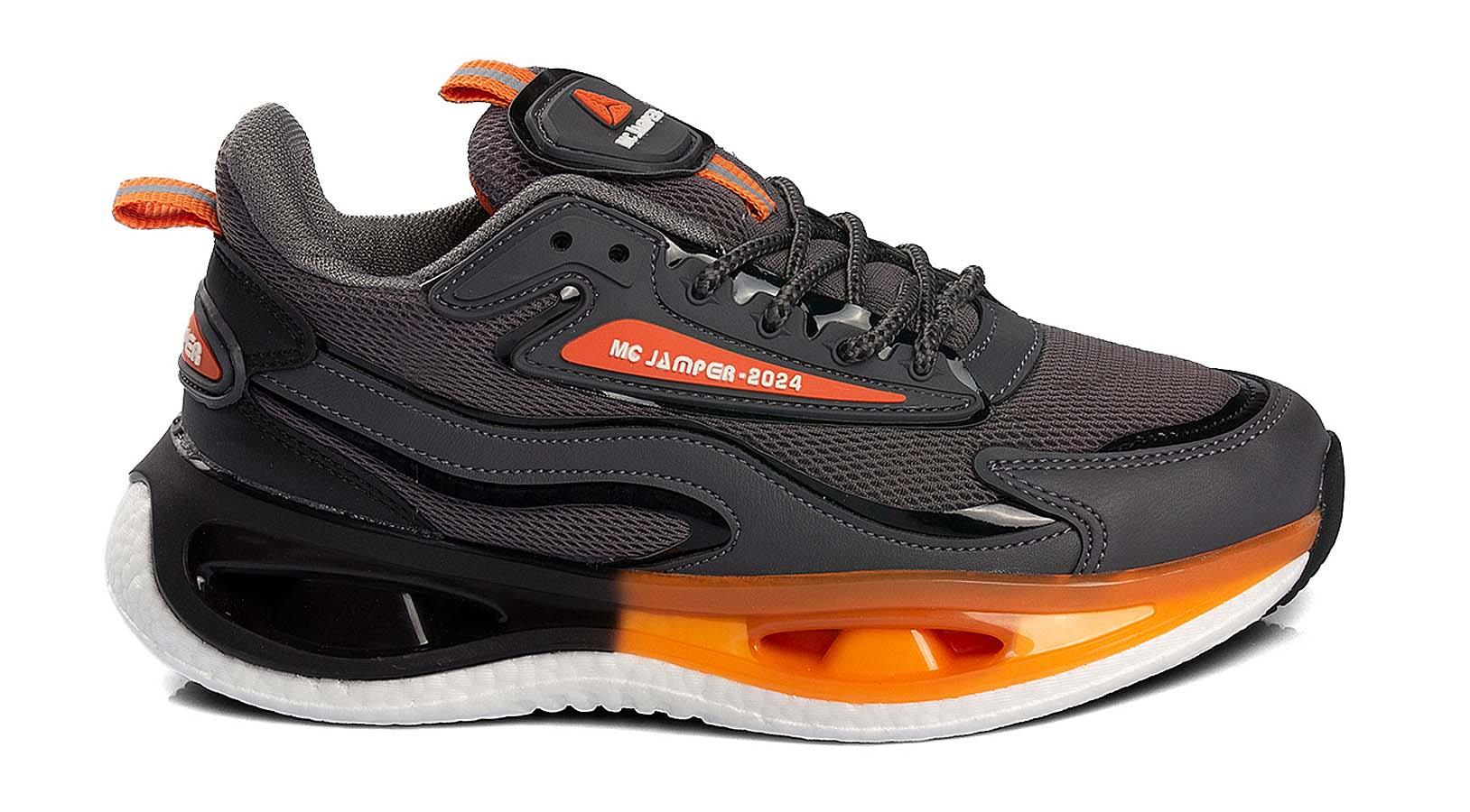 Toptan M.JAMPER MJ 2244 G 36-40 FÜME SİYAH ORANJ - Dumanlar Toptan