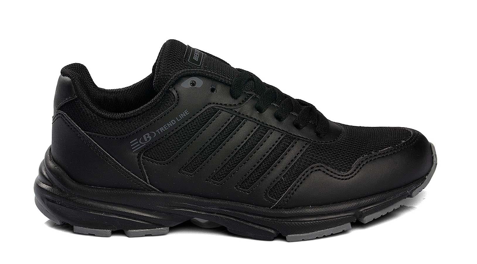 Toptan Spor Ayakkabı Toptan CHETA BO 054 Z CİLT   36-39   SİYAH SİYAH - Dumanlar Ayakkabı Dumanlar