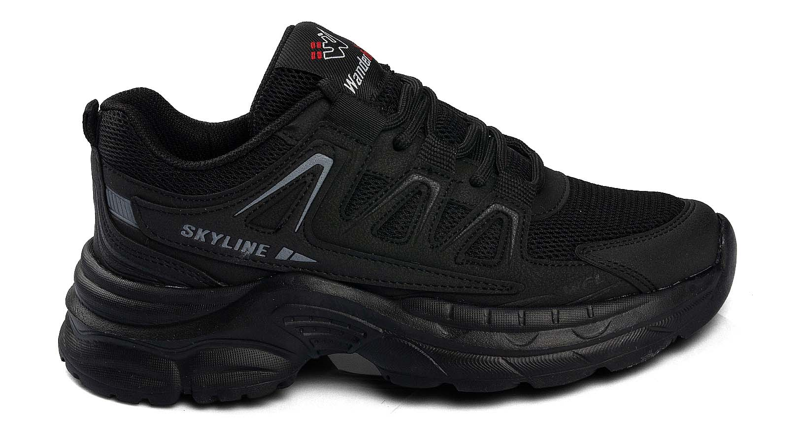 Toptan SPOR Ayakkabı Toptan W.FULL WD 4281 G   36-40   SİYAH SİYAH - Dumanlar Toptan Ayakkabı Dumanlar