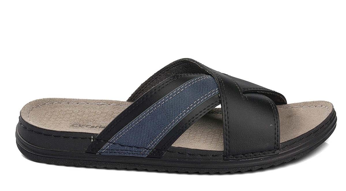 Toptan Terlik Ayakkabı CVCV 200513 M.9   40-44   SİYAH Dumanlar