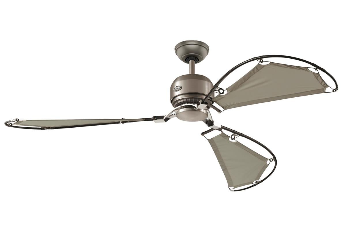 Avalon Fırçalanmış Nikel - 158 Cm Bez Kanatlı Tavan VantilatörüHunterFan