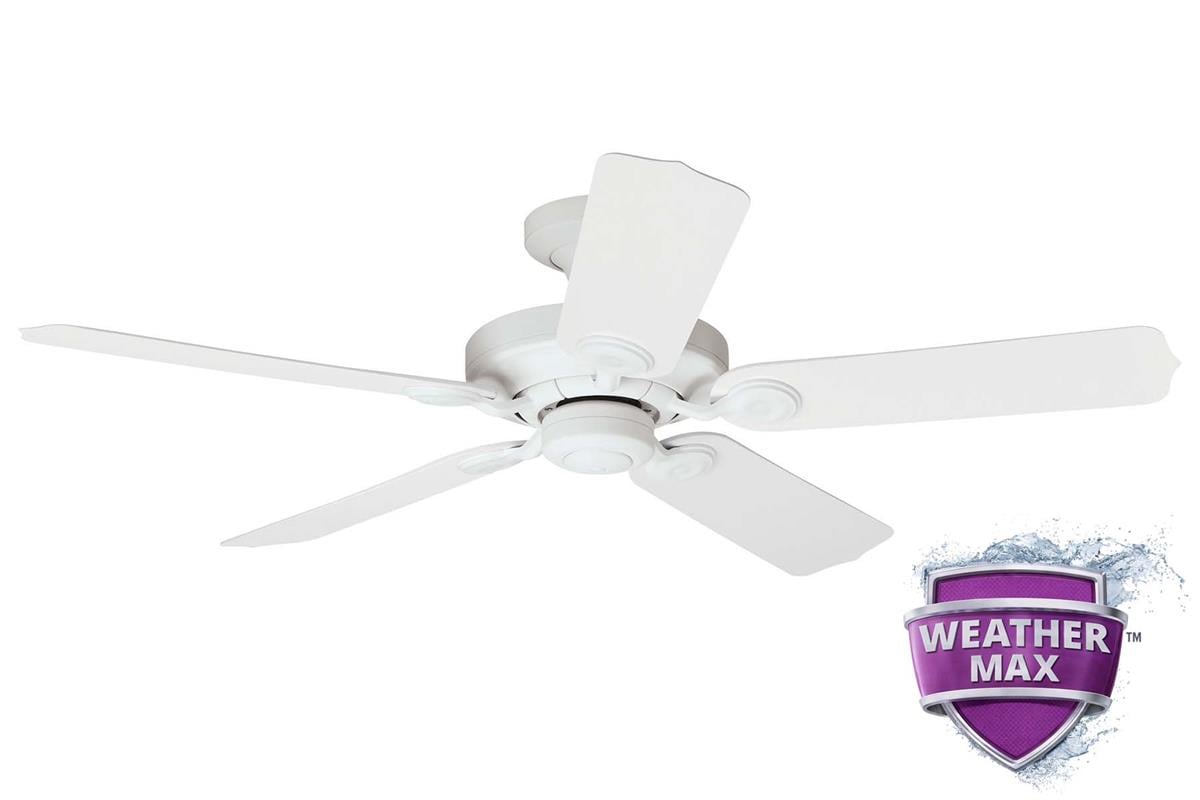 Outdoor Elements II Beyaz - 132 Cm. Dış Mekan Tavan VantilatörüHunterFan
