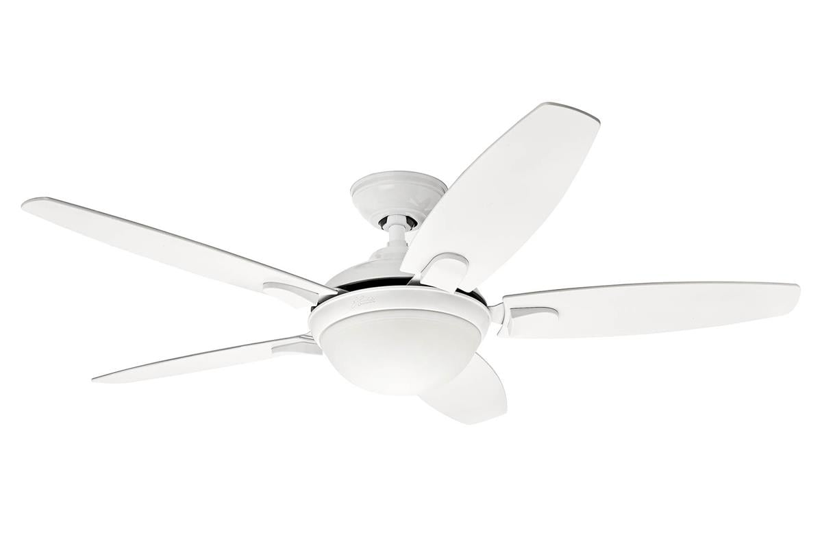 Contempo Beyaz - 132 Cm. Aydınlatmalı Tavan VantilatörüHunterFan