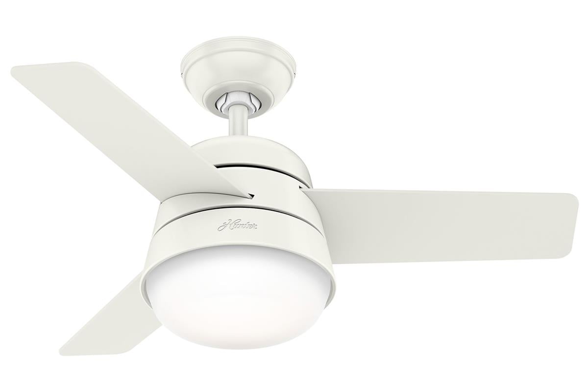 Finley Taze Beyaz - 92 Cm. Aydınlatmalı Tavan VantilatörüHunterFan