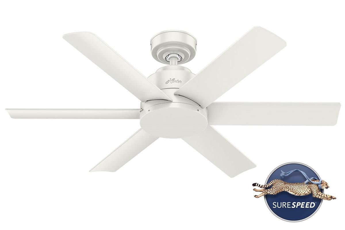 Kennicott Taze Beyaz - 112 Cm. Nemli Mekan Tavan VantilatörüHunterFan