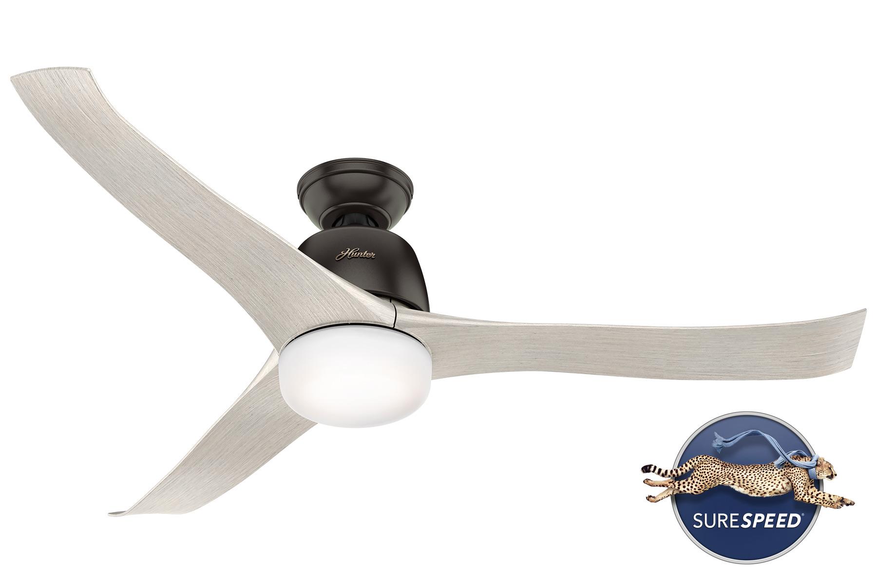 Harmony Çağdaş Bronz - 137 Cm. Uzaktan Kumandalı Aydınlatmalı Tavan VantilatörüHunterFan