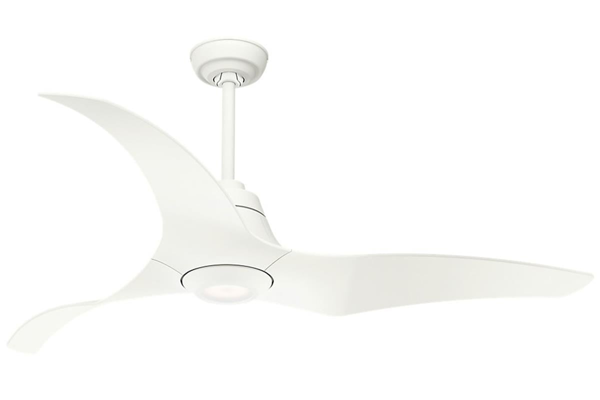 Stingray Porselen Beyazı - 152 Cm. DC Motor Aydınlatmalı Tavan VantilatörüHunterFan