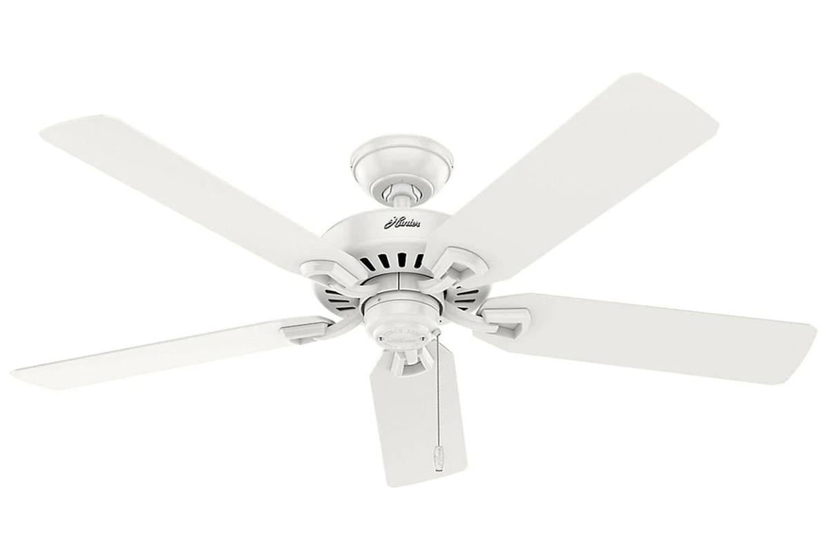 Builders Elite Beyaz - 132 Cm - Dış Mekan - Nemli Mekan Tavan VantilatörüHunterFan