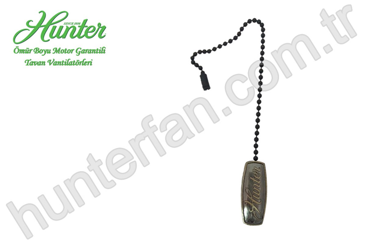 Antik Pirinç Dikey Zincir Topuzu - Logolu