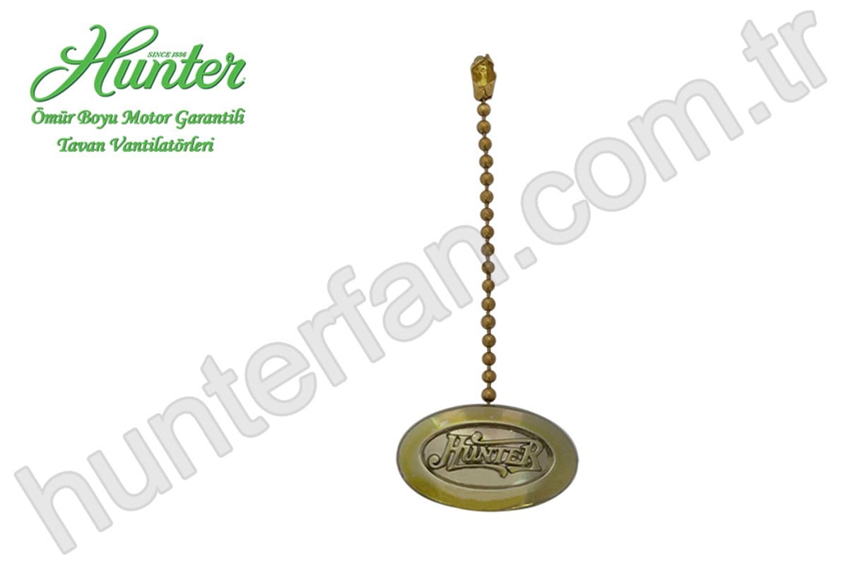 Antik Pirinç Zincir Topuzu - Logolu