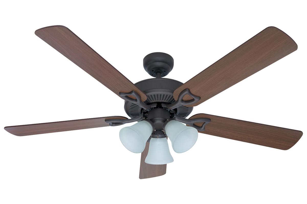 Revolutions - Classic Plus Çağdaş Bronz - 132 Cm. Aydınlatmalı Tavan VantilatörüHunterFan