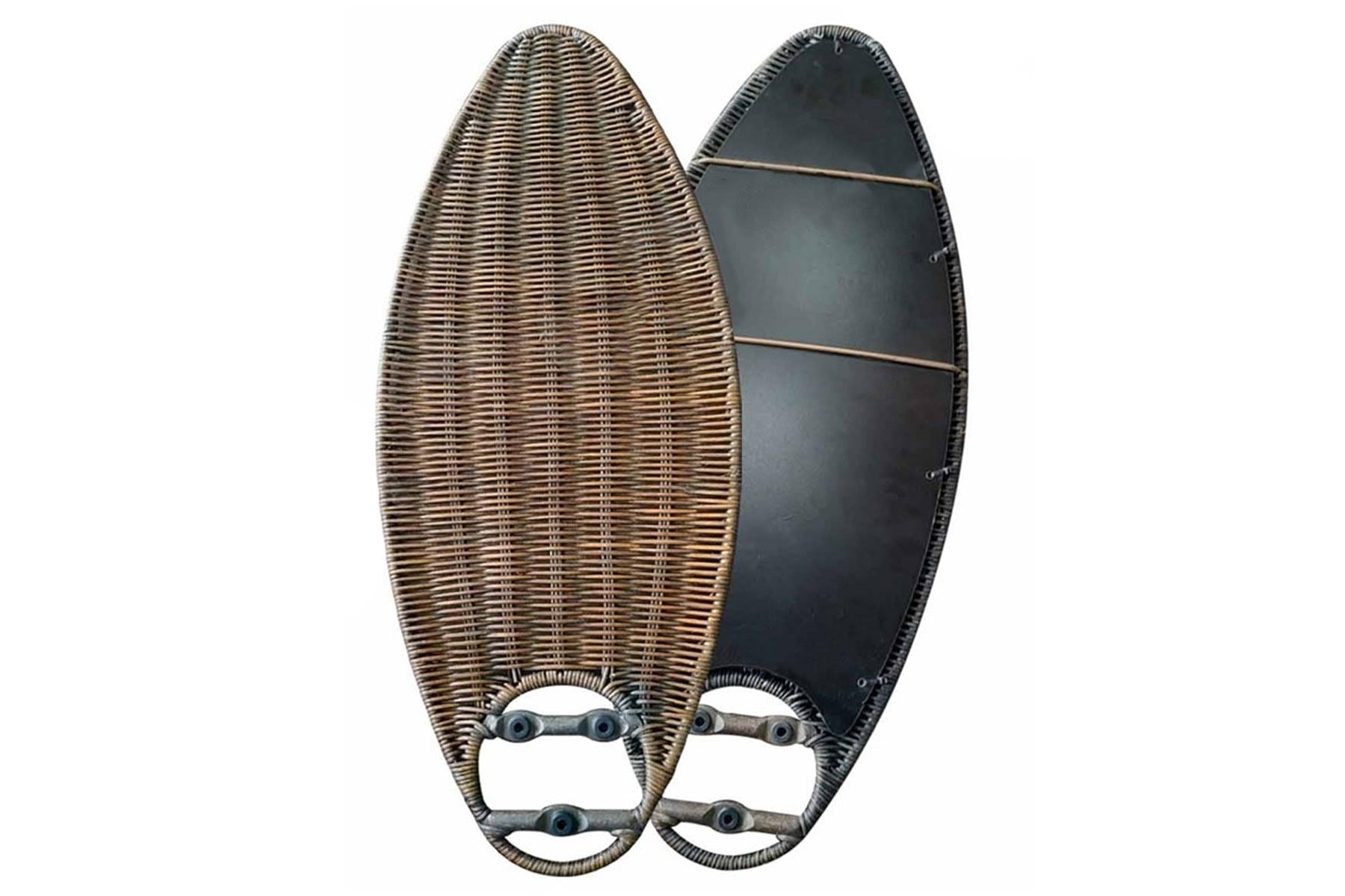 Antik Renk Gerçek Hasır Örme Kanat SetiHunterFan