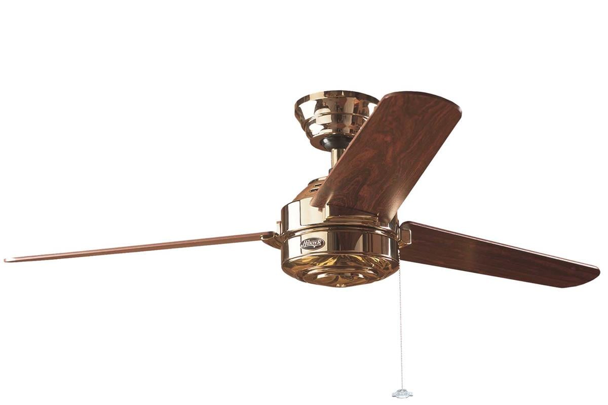 Carera Parlak Pirinç - 132 Cm. Tavan VantilatörüHunterFan