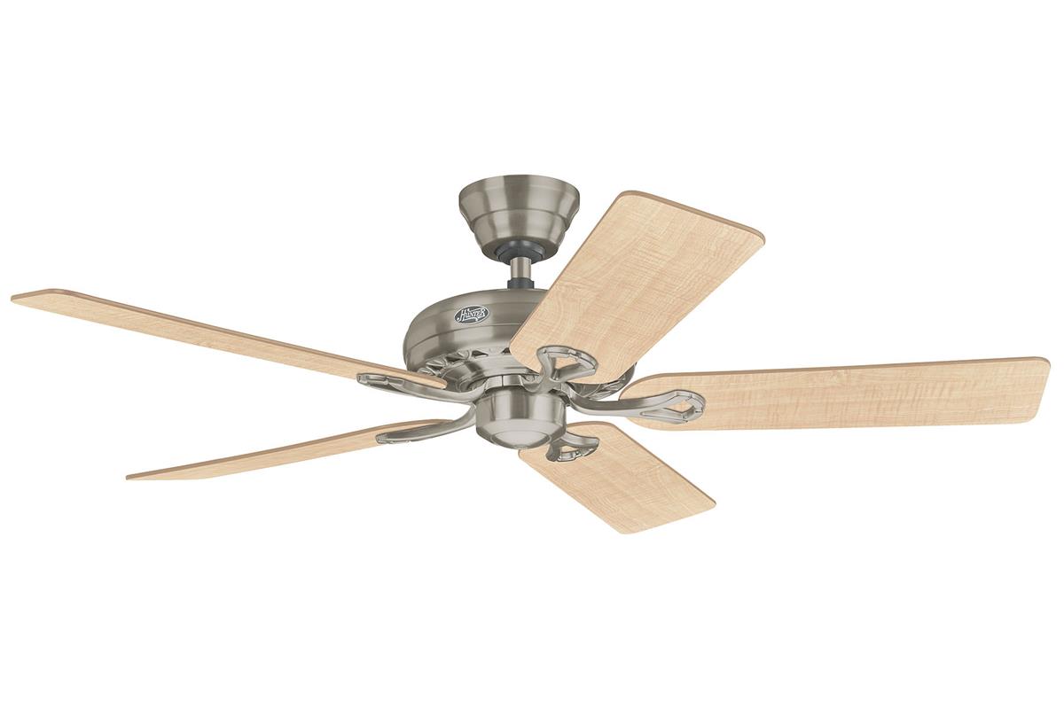 Savoy Fırçalanmış Nikel - 132 Cm. Sessiz Tavan VantilatörüHunterFan