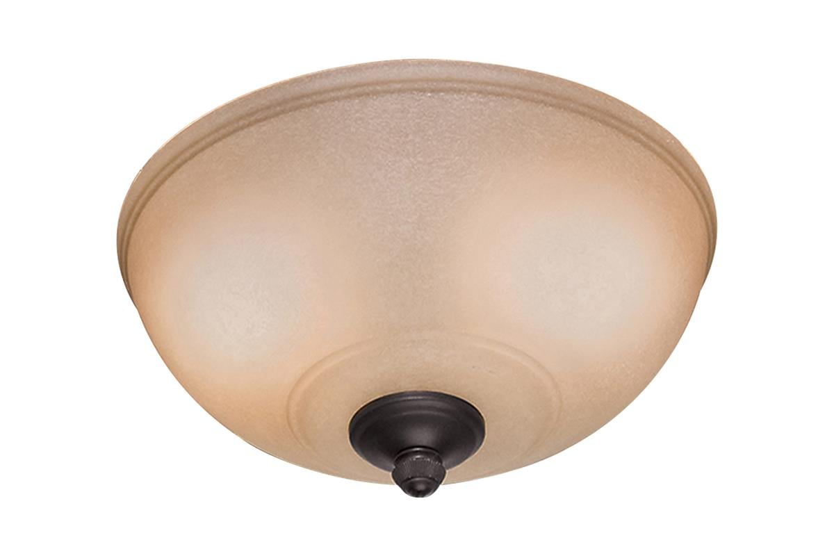 Buzlu Çukur Tabak Kehribar - 2 Adet 60 Watt E-27 Duylu AydınlatmaHunterFan
