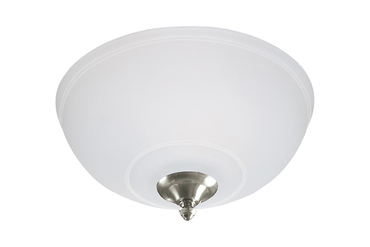 Buzlu Çukur Tabak Beyaz - 2 Adet 60 Watt E-27 Duylu AydınlatmaHunterFan