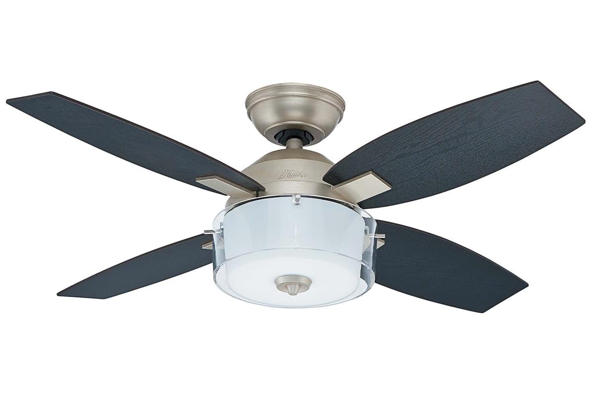 Central Park Canlı Kalay - 107 Cm. Aydınlatmalı Tavan VantilatörüHunterFan