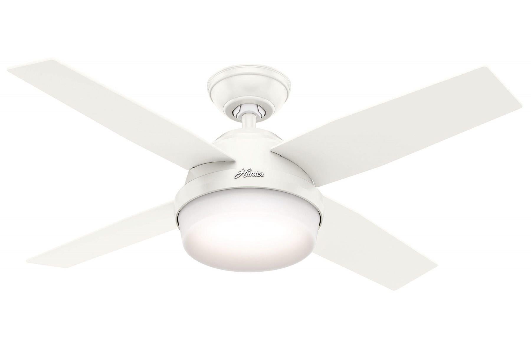 Dante Taze Beyaz - 112 Cm. Aydınlatmalı Tavan VantilatörüHunterFan