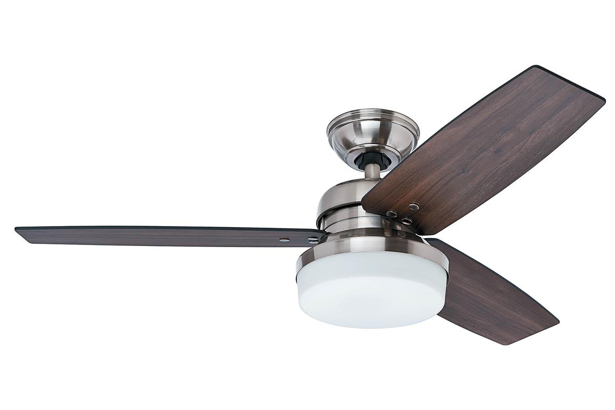 Galileo Fırçalanmış Nikel - 122 Cm. Aydınlatmalı Tavan VantilatörüHunterFan