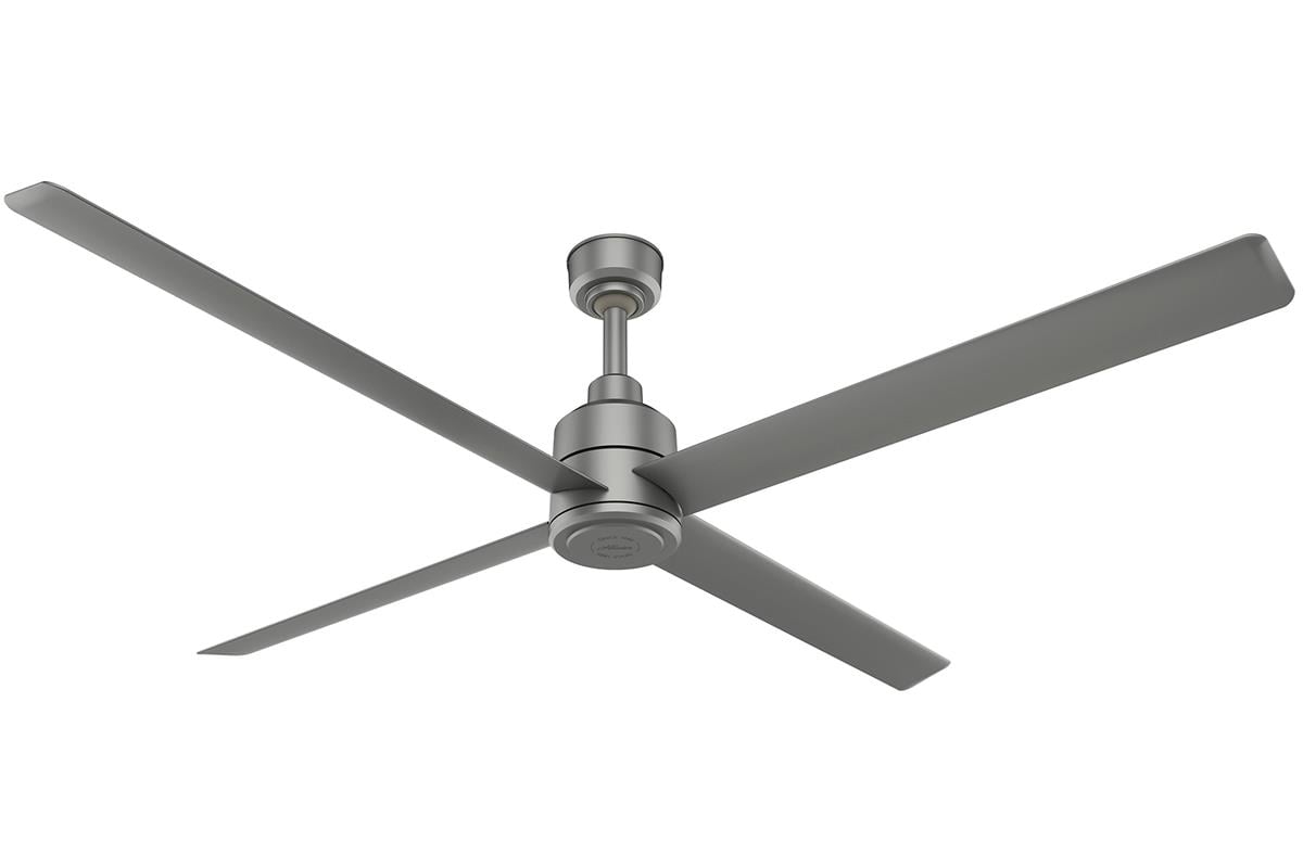 TRAK DC Motor Mat Gümüş - 243 Cm. Dış Mekan Tavan VantilatörüHunterFan